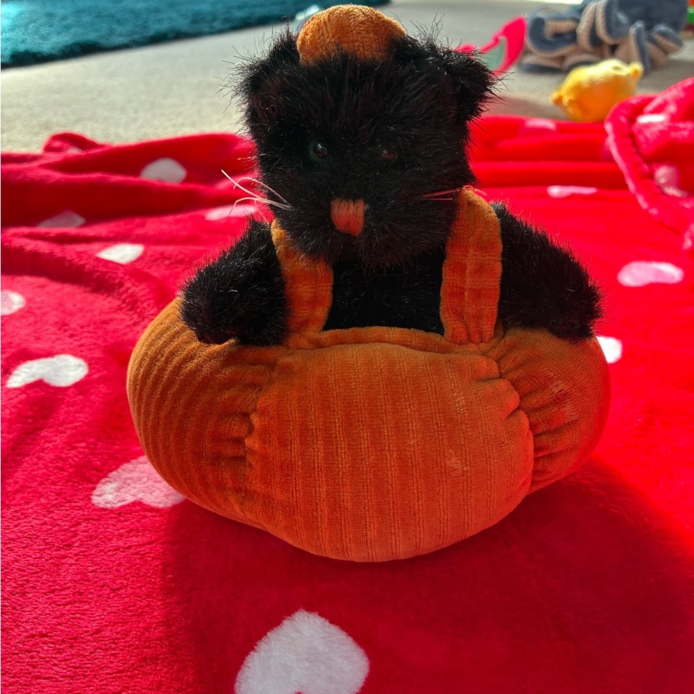 Plush Black and Orange